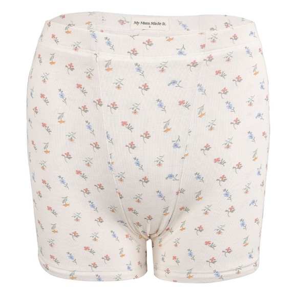 NWT My Mum Made It Bamboo Baby Shorts + Bra Top Set in Fallen Flowers - Picture 3 of 6